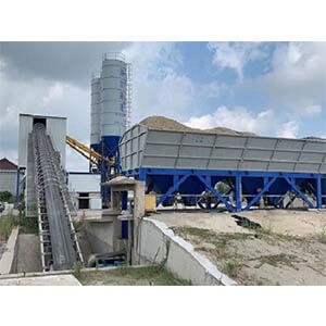 Belt Conveyor Concrete Batching Plant | High Efficiency