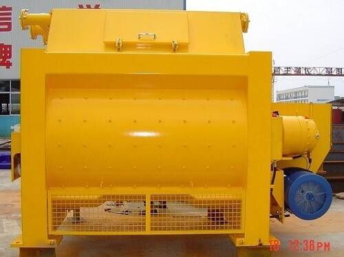 Double horizontal concrete mixer - Image 1