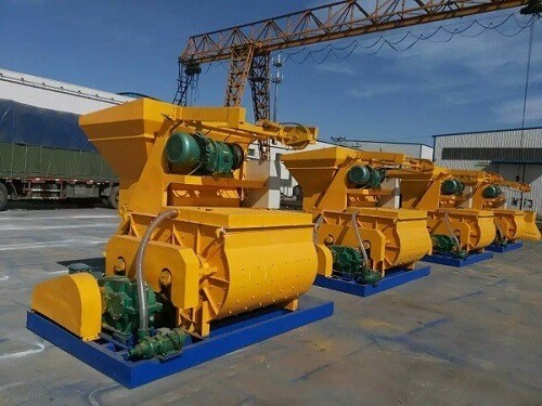 Double horizontal concrete mixer - Image 4
