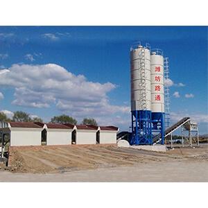 Continuous stabilized soil cement mixing plant