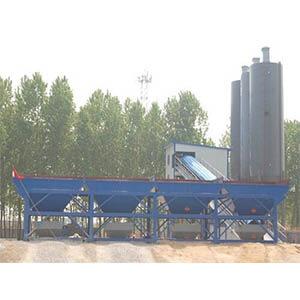 Conveyor concrete batch plant