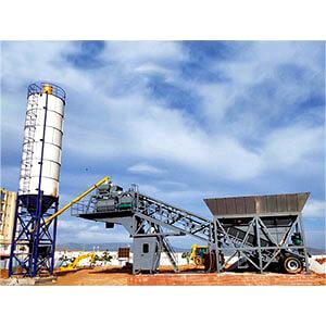 Mobile portable concrete batching plant Mobile portable concrete batching plant